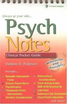 Spiral-bound Psychnotes: Nurse's Clinical Pocket Guide Book