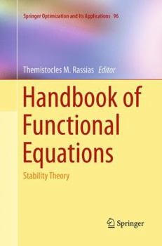 Handbook of Functional Equations: Stability Theory