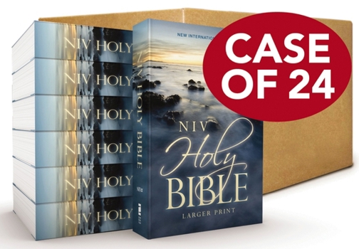 Product Bundle NIV, Holy Bible, Larger Print, Paperback, Case of 24 Book
