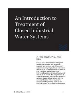 Paperback An Introduction to Treatment of Closed Industrial Water Systems Book