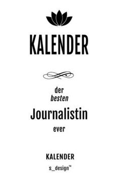 Kalender für Journalisten / Journalist / Journalistin: Wochen-Planer 2020 / Tagebuch / Journal für das ganze Jahr: Platz für Notizen, Planung / ... Erinnerungen und Sprüche (German Edition)