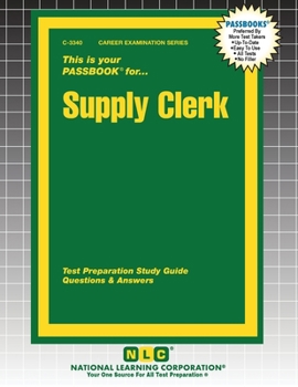 Paperback Supply Clerk Book