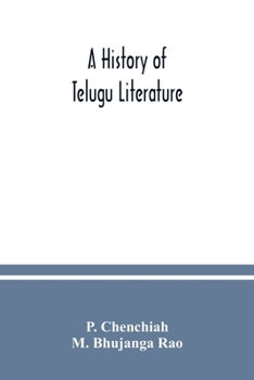 Paperback A history of Telugu literature Book