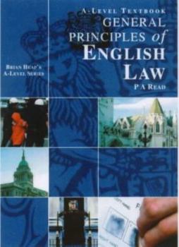 Paperback General Principles of English Law A-Level Textbook Book
