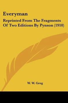 Paperback Everyman: Reprinted From The Fragments Of Two Editions By Pynson (1910) Book