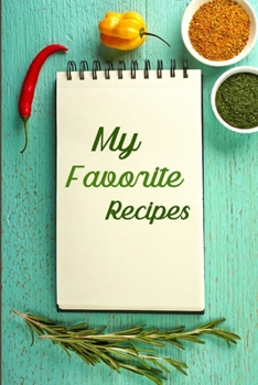 Paperback My Favorite Recipes Book