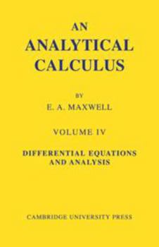 Electronics An Analytical Calculus: Volume 4: For School and University Book