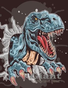 Giant 500 Page Lined Journal: Large Notebook 8.5 x 11 With T-Rex Cover