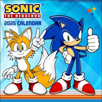 Calendar Sonic the Hedgehog 2025 Wall Calendar Book