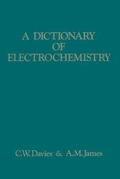 Paperback A Dictionary of Electrochemistry Book