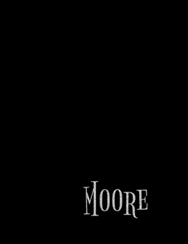 Paperback Moore Entrepreneur Personalized Minimalist Grid Premium Notebook - 8.5x11 100 grid pages- Matte Moore Personalized Matte Cover with sturdy white pages Book