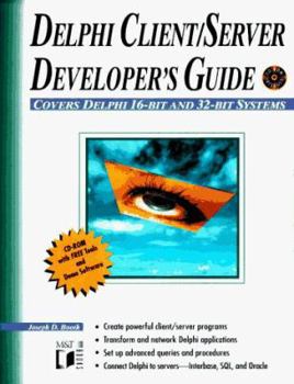 Paperback Delphi Client/Server Developer's Guide [With Contains the Code & Data from the Book...] Book