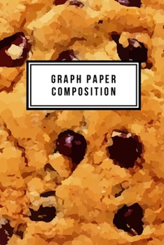 Paperback Graph Paper Composition: Graph Paper 6" x 9" Cookies Quad Ruled 4x4, Grid Paper for school student, office, kids Notebooks Book