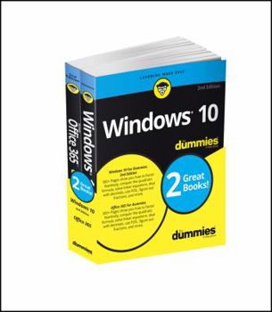 Paperback Windows 10 & Office 365 for Dummies, Book + Video Bundle Book