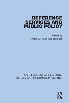 Paperback Reference Services and Public Policy Book