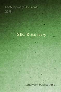Paperback SEC Rule 10b-5 Book
