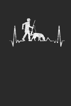 Hunting Dog Heartbeat: Hunting Dogs Notebook, Dotted Bullet (6" x 9" - 120 pages) ~ Animal Themed Notebook for Daily Journal, Diary, and Gift
