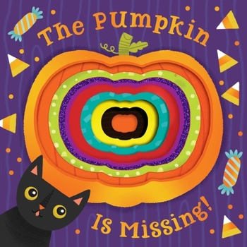 Board book The Pumpkin Is Missing! Board Book with Die-Cut Reveals Book
