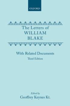 Hardcover The Letters of William Blake: With Related Documents Book