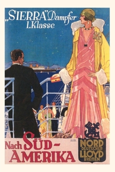 Paperback Vintage Journal Ocean Liner Poster Book