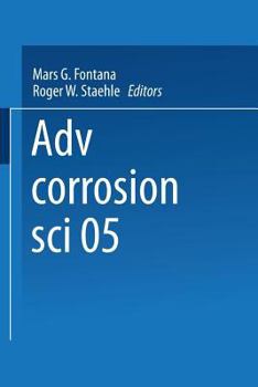 Paperback Advances in Corrosion Science and Technology Book