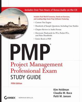 Paperback PMP Project Management Professional Exam Study Guide, Includes Audio CD Book