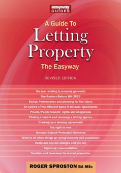 Paperback A Guide to Letting Property: Revised Edition - 2024 Book