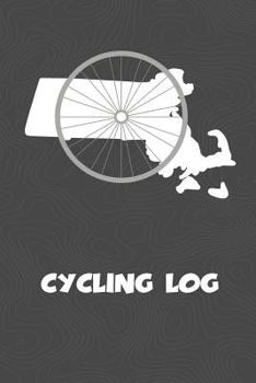 Paperback Cycling Log: Massachusetts Cycling Log for tracking and monitoring your workouts and progress towards your bicycling goals. A great Book