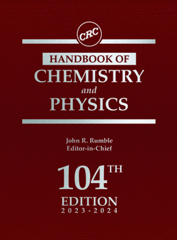 Hardcover CRC Handbook of Chemistry and Physics Book
