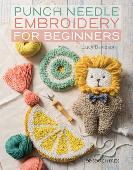 Paperback Punch Needle Embroidery for Beginners Book