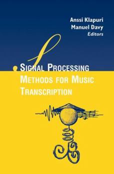 Hardcover Signal Processing Methods for Music Transcription Book
