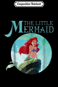 Paperback Composition Notebook: Disney Little Mermaid Ariel Splash Rock Graphic Journal/Notebook Blank Lined Ruled 6x9 100 Pages Book