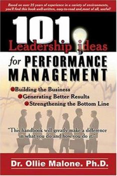 Paperback 101 Leadership Actions for Performance Management Book