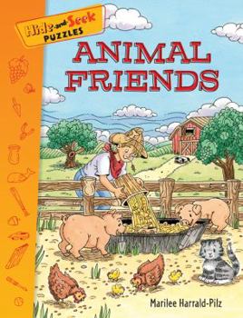 Paperback Hide-And-Seek Puzzles: Animal Friends Book