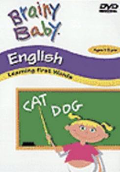 Hardcover Brainy Baby English:Learning First Wo Book