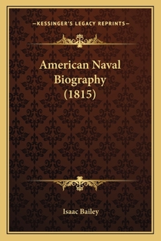 Paperback American Naval Biography (1815) Book