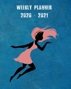 Paperback 2020-2021 Weekly Planner: 2 Year Weekly & Monthly View Organizer & Agenda with To-Do's - Comic Design Book