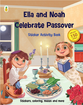 Paperback Ella and Noah Celebrate Passover: Sticker Activity Book