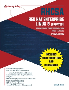 Paperback RHCSA Red Hat Enterprise Linux 8 (UPDATED): Training and Exam Preparation Guide (EX200), Second Edition Book