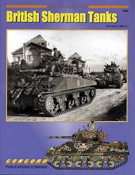Paperback British Sherman Tanks (Armor at War) Book