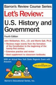 Paperback Let's Review: U.S. History and Government Book