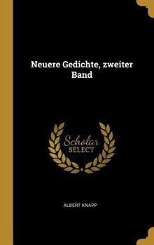 Hardcover Neuere Gedichte, zweiter Band [German] Book