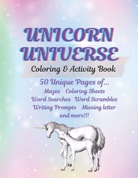 Paperback Unicorn Universe: Coloring and Activity Book