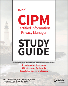 Paperback Iapp Cipm Certified Information Privacy Manager Study Guide Book