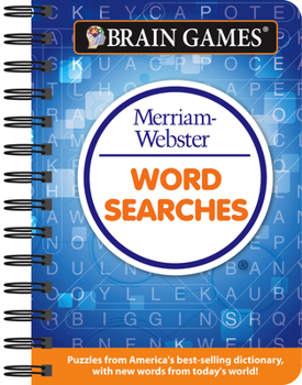 Spiral-bound Brain Games Mini - Merriam-Webster Word Searches Book