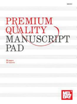 Paperback Premium Quality Manuscript Pad Ten-Stave Book