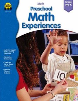 Paperback Preschool Math Experiences, Grades Pre-K Book