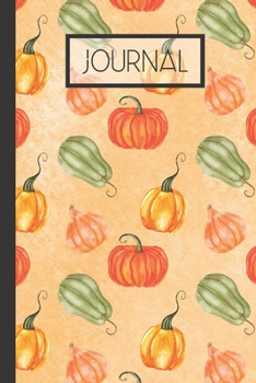 Paperback Journal: Fall Pumpkin Lined 120 Page Journal (6"x 9") Book