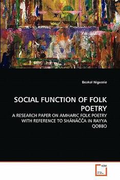 Paperback Social Function of Folk Poetry Book