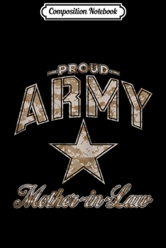 Composition Notebook: Womens Army Mother-in-Law s for Women (Camo)  Journal/Notebook Blank Lined Ruled 6x9 100 Pages